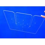 High Uv Transmission Rectangle Clear SIO2 Fused Silica Plate for sale