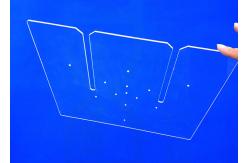 China High Uv Transmission Rectangle Clear SIO2 Fused Silica Plate supplier