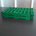 Supermarket Portable Plastic Folding Crate For Fruit Vegetable