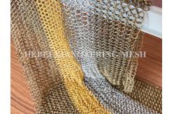 China Chainmail Metal Weld Wire Odm Ring Mesh Curtain For Ceiling Treatment Drapery supplier