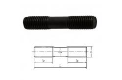 China Double Ended Thread Rods High Tensile M10 M20 Black Zinc Metric Stud Bolts supplier