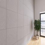 Interior Studio Wall Polyester Acoustic Board with Cutting Design for sale