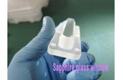 China Equipment Observation Sapphire Glass Window  With Step Hole supplier