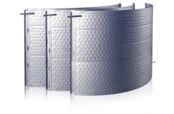 China Stamped Single Embossed  Pillowplate For  Ice Bank Cooling System supplier