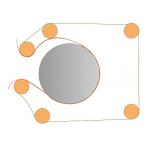 Heat Resistant Felt Pads Palmer Unit Endless Felt Synthetic Fibers for sale