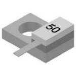 50ohm 20w BeO AlN Al2O3 Flange Mount Resistor DC 3GHz 2.5*5mm for sale