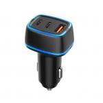 Three-Port Output 78W Total Power 12-24V DC Input Supports PD/QC Fast Charging Made Of ABS+PC Fireproof Materials for sale