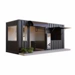 Stylish Coffee Shop Modified Shipping Container Innovative Space Personalization for sale