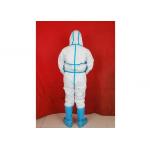 Waterproof Disposable Isolation Gowns , Protective Clothing Disposable Single Use for sale