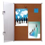Square Landscape Silver 35mm Lockable Poster Case