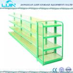 5 Levels Metal Supermarket Display Racks Powder Coated Surface Various Color for sale