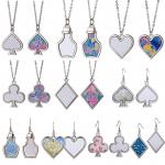 Custom Metal Necklace Fashion Unique Jewelry Necklaces For Heat Transfer Durable for sale