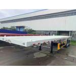 CIMC 40/45ft Steel 4Axle Oversized Containerized Cargo Extendable Flatbed Trailers for sale