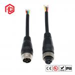 GX12 Aerospace Power Plug 4Pin 2A/6A Rated Copper Contact Nylon Housing Waterproof IP65 for LED PCB Microwave Applications for sale