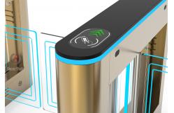 China DC Motor Access Control Turnstile Gate Bidirectional Swing Barrier Gate supplier