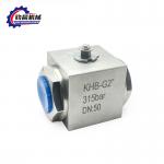 Stainless Steel KHB-G2'' 315bar High Pressure Ball Valve Hydraulic Gas/Water/Oil for sale