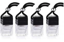 China 5ml 8ml Crystal Glass Bottles Hanging Bottle Car Air Freshener And Perfume supplier