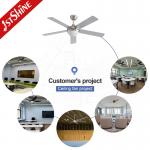 Dual-Style Ceiling Fan With Light And Reversible Black & Silver Blades Remote Control