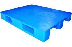 China Durable / Light Weight Recycled Plastic Pallets For Logistic , Blue / Red supplier