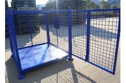 China Full Security Metal Stillage Pallets Cage With Detachable Gates 2000Kg Load supplier