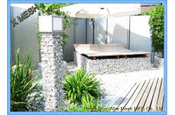 China 5mm Wire Gauge Welded Gabion Baskets Silver Galfan For Architectural Cladding supplier