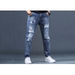 28-40 Size Ripped Skinny Mens Casual Jeans Strech Denim 100% Cotton Pants for sale
