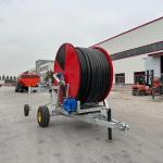 Pumping Irrigation Hose Reel Sprinkler 400m PE Pipe For Farmland for sale