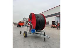 China Pumping Irrigation Hose Reel Sprinkler 400m PE Pipe For Farmland supplier