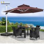 Roma 2.5 M Large Cantilever Parasol For Garden Patio for sale