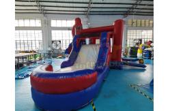 China Super Hero Bounce House Combos Inflatable Water Slide supplier