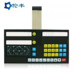 Green LED Membrane Keypad 1mm 1.5mm Pitch  Plastic for sale