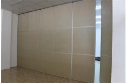 China Office Sound Proof Partition Wall , Melamine Surface Sliding Folding Acoustic Room Dividers supplier