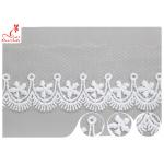 Polyester Width 3CM Ribbon Embroidered Lace Trim For Wedding Dress for sale