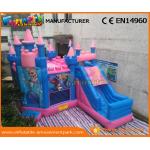 Frozen Combo Commercial Bouncy Castles PVC Tarpaulin Inflatable Jumping House Toys for sale