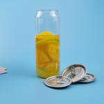 202 Easy Open 53mm Shrink Labeling 0.5l Plastic Juice Jar