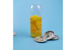China 202 Easy Open 53mm Shrink Labeling 0.5l Plastic Juice Jar supplier