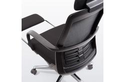 China Black Mesh Office Chair Dynamic Ergonomic Mesh Task Chair With Footrest supplier