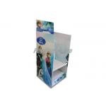 Free Standing Cardboard Floor Displays 2 Layers Side Panel Cardboard Store Displays for sale