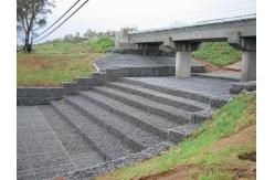 China Galfan Pre Made Gabion Baskets  Gabion 60mm X 80mm supplier