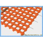 Orange Polyurethane Self Cleaning Screen Mesh High Wear Resistance For Metallurgy