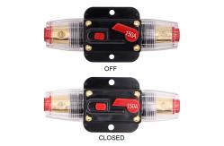 China Overload Protection Fuse Holder Circuit Breaker ABS 150A IP67 Resettable supplier