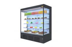 China LED Open Front Display Fridge Multideck Chiller With Night Curtain supplier
