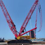 500T Crawler Crane Lifting Moment 6200TM  XGC500 With 12-36m Jib Length for sale