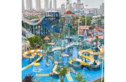 China OEM ODM Fiberglass Pool Slide Spiral Swimming Pool Slide Commercial supplier