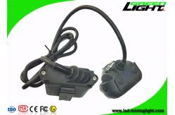 China Dual Beam LED Mining Cap Lights 15000lux 10.4Ah Panasonic Battery Antistatic Matetial supplier