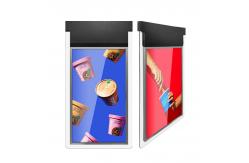 China Double Sided Hanging Digital Posters Super Thin LCD Screen 300 / 700 Nits supplier