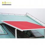 WaterProof SunProof Retractable Roof Awning Steel Transparent External Conservatory Awnings