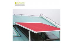 China WaterProof SunProof Retractable Roof Awning Steel Transparent External Conservatory Awnings supplier