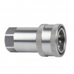 Cb-spm-10f-a-iso-7241-a Stainless Steel Quick Coupling With Parker 6600 Plug And Socket Connection for sale