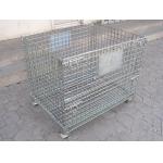 Heavy Duty Wire Mesh Container Provide Casters Dividers Easy To Operate